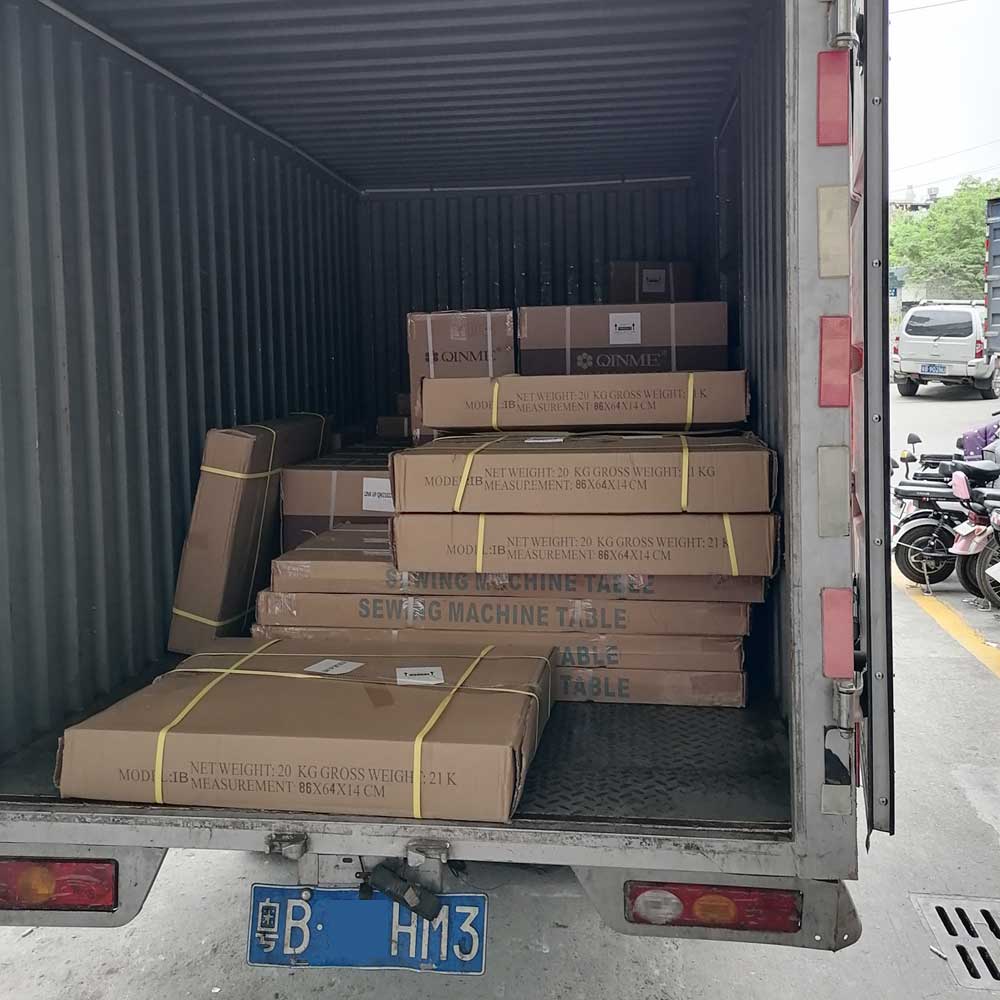 sewing machine shipping